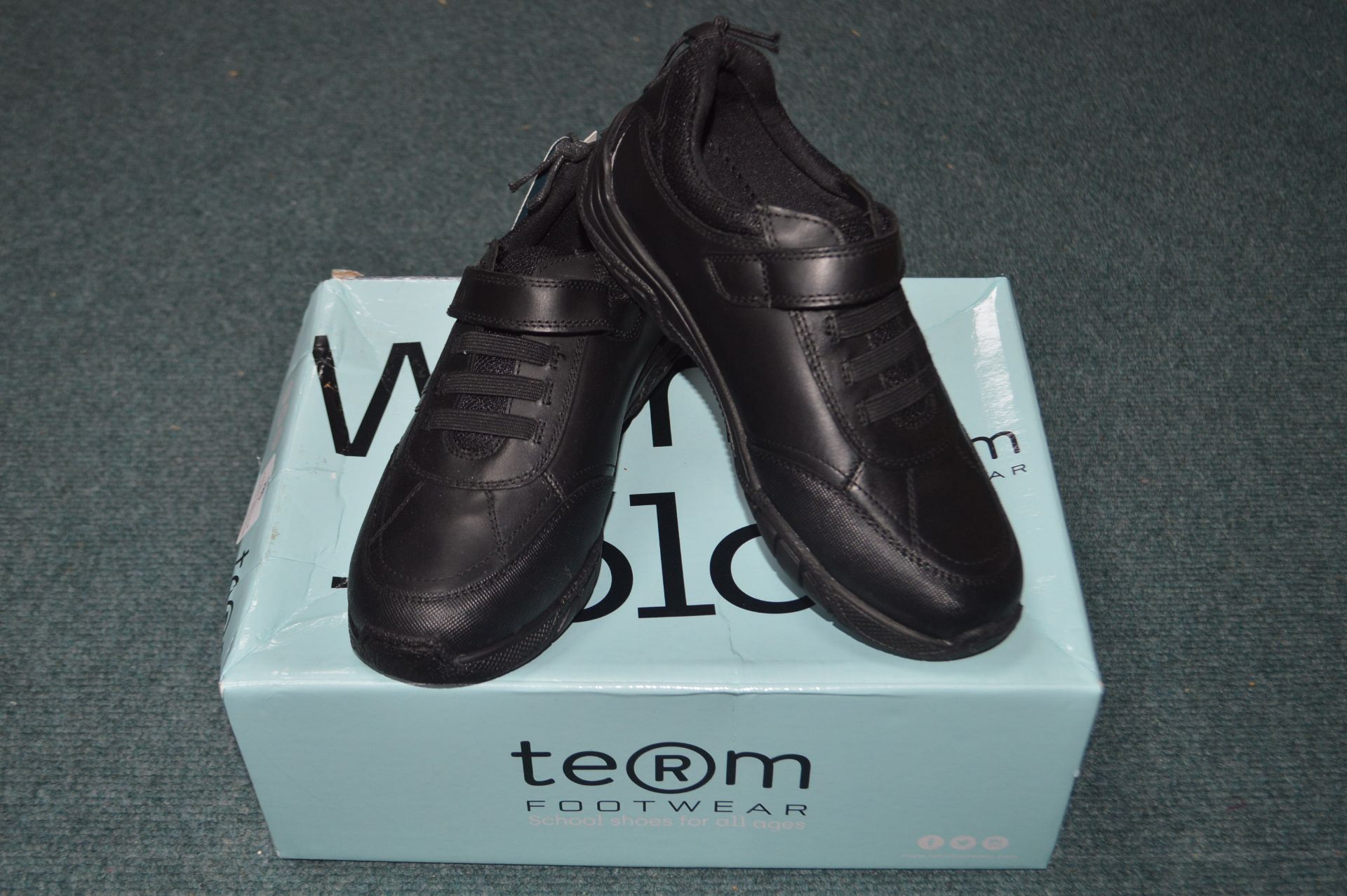 Term Children’s Black School Shoes Size: 2