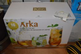 *Crystal King Arka Glass Drinks Set
