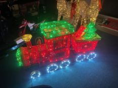 *LED Twinkling Christmas Train Set