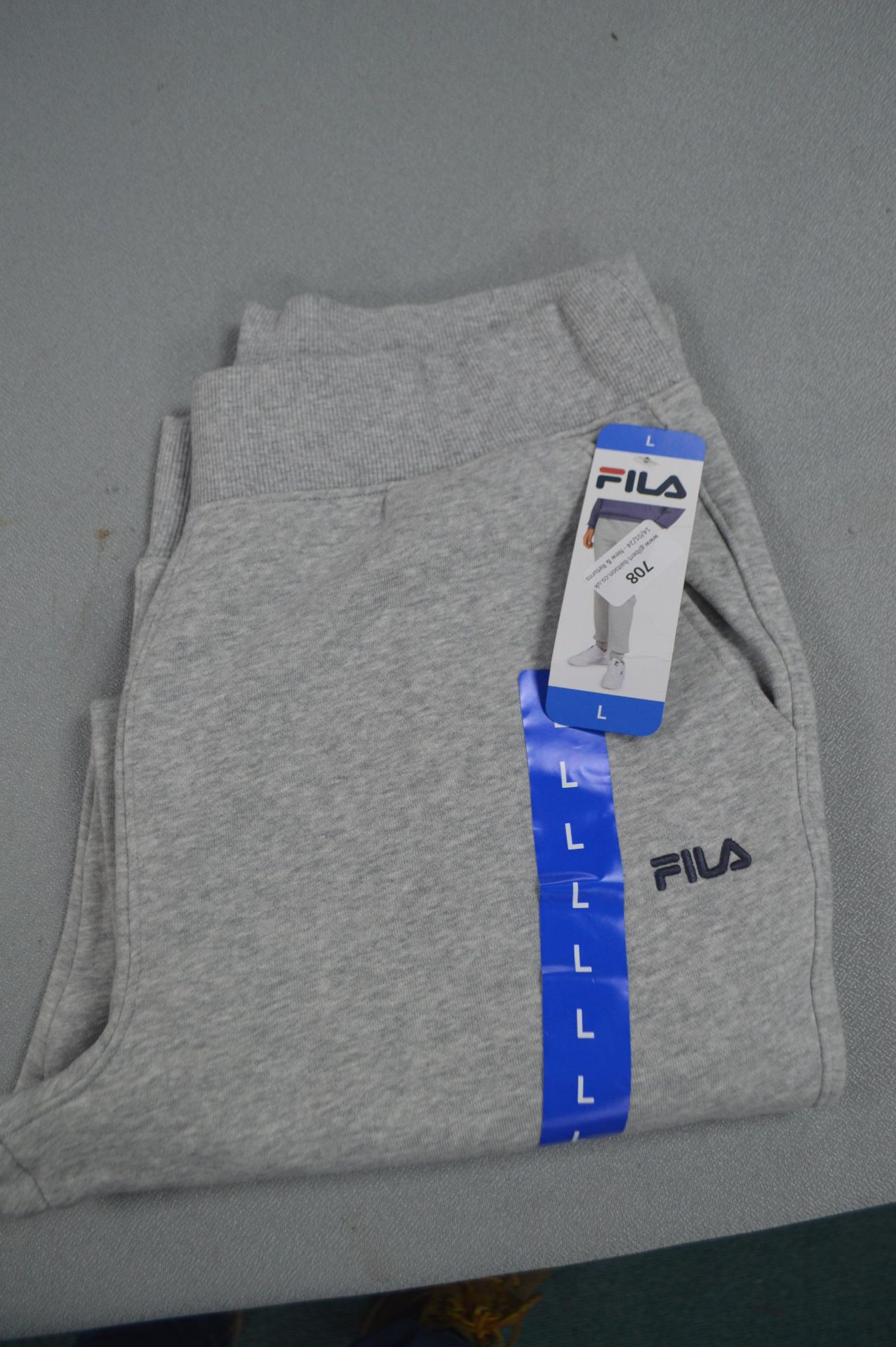 *Fila Grey Joggers Size: L