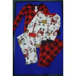 Two Kid’s 2pc Christmas Lounge Sets Size: 6 Years