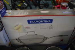 *Tramontina Grano Non Stick Stainless Steel Wok