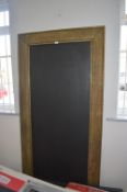 Gilt Framed Blackboard 2x1m