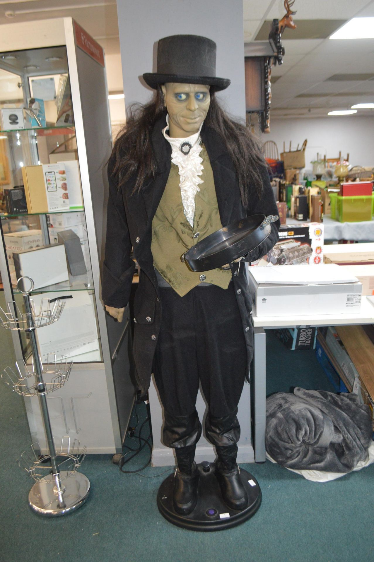 Life Sized Animated Talking Spooky Butler