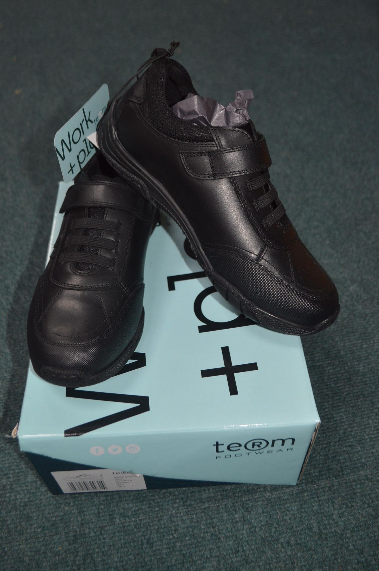 Term Children’s Black School Shoes Size: 4