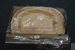 *Palm Leaf Eco Platter Set