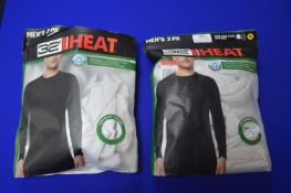 *32 Degrees Heat Men’s Long Sleeve Crewneck Top 3pk Size: S