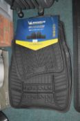 *Michelin 4pc Rubber Car Mat Set