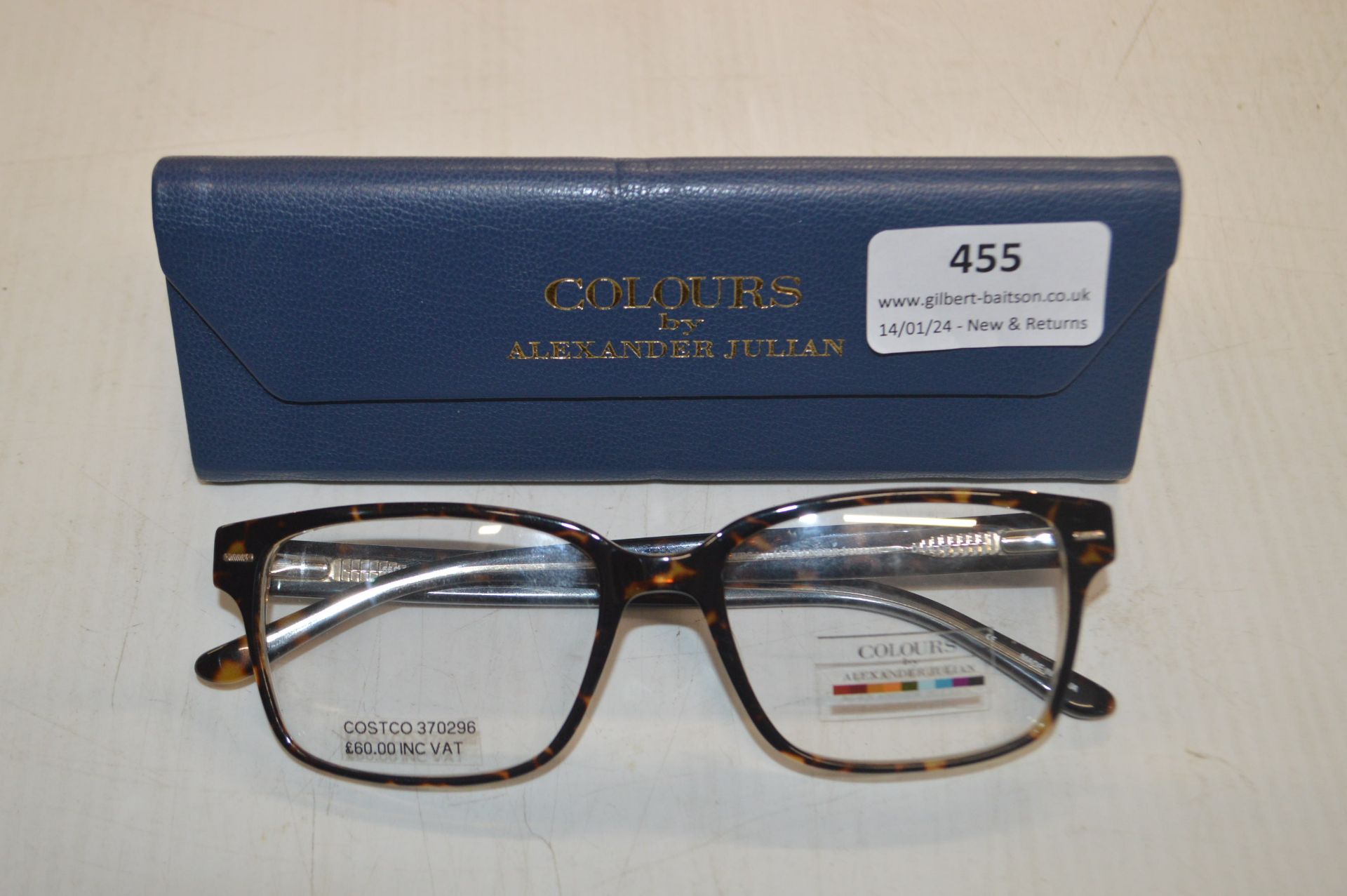 *Alexander Julian Colour Spectacle Frames