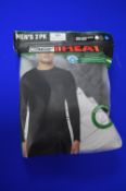 *32 Degrees Heat Men’s Long Sleeve Crewneck Top 2pk Size: L