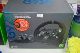 *Logitech X Box Racing Wheel and Pedals