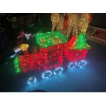 *2pc Christmas Trains Decoration LED Set