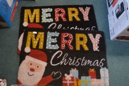 *Two Merry Christmas Door Mats