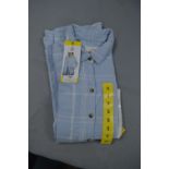 *Jachs New York Checked Blouse in Blue Size: S