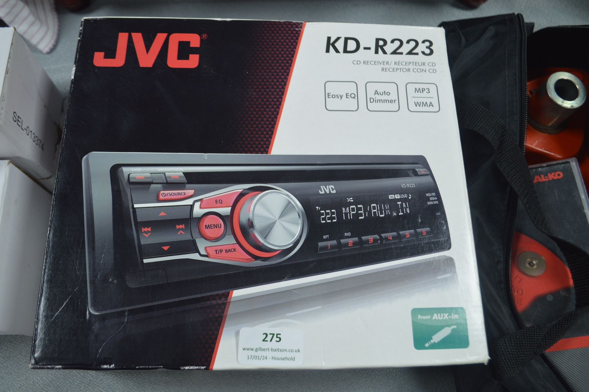 JVC KDR223 Car CD Receiver