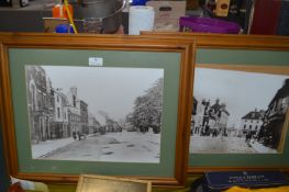 Two Framed Reproduction Photographs of Old Beverle