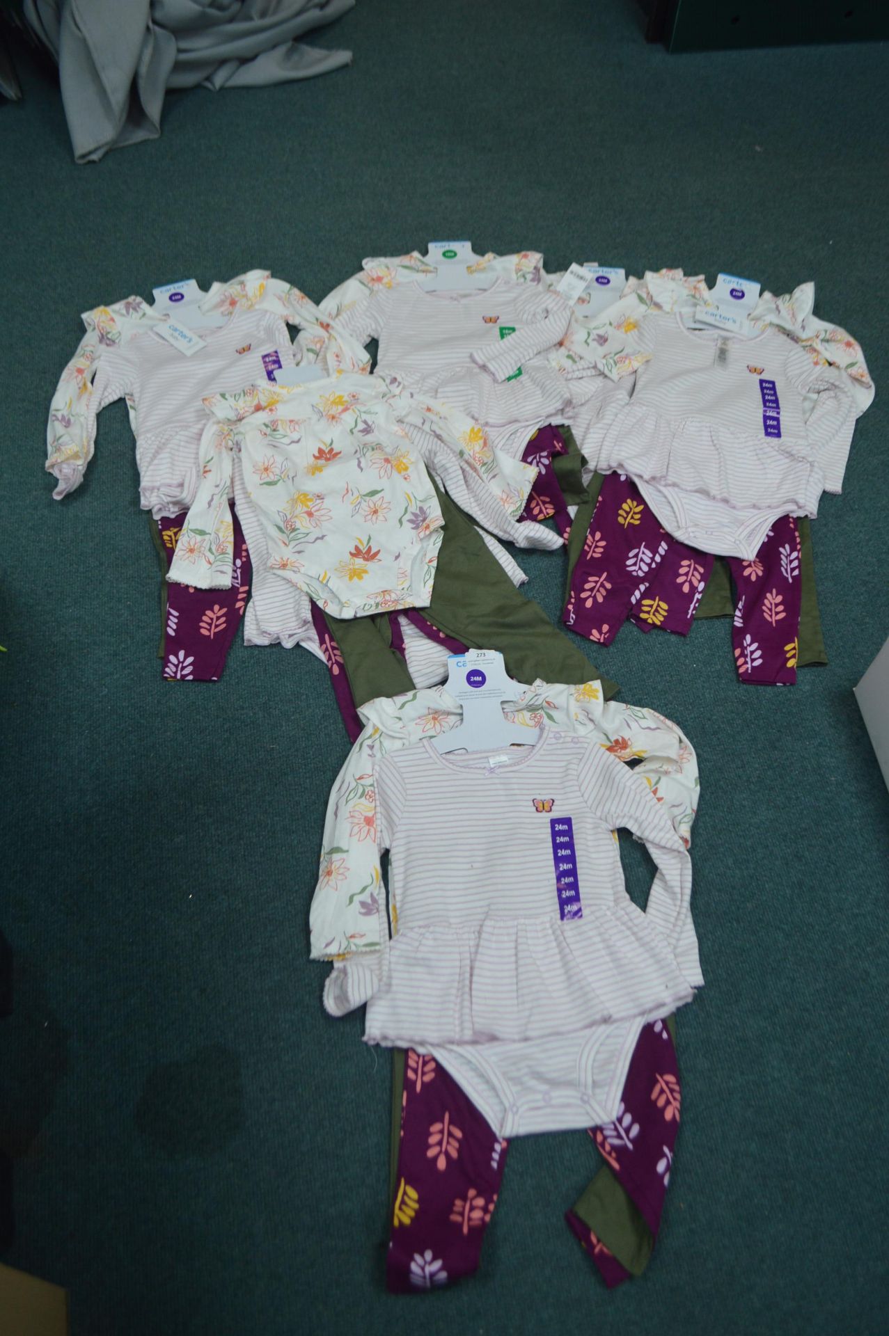 Six Toddler's 4pc Clothing Sets Size: 18 and 24 mo