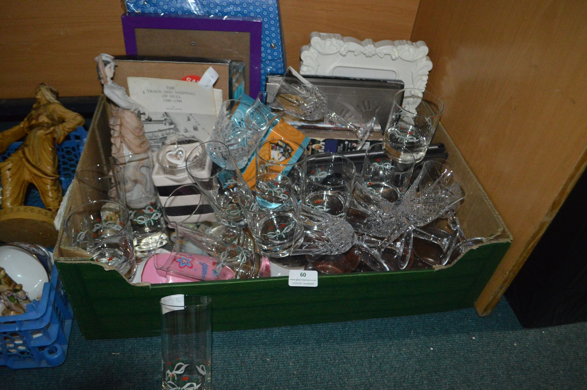 Photo Frames and Glassware etc.