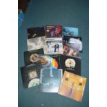 Case of 1970's Rock and Pop Records Including Quee
