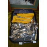 Vintage Stainless Steel Cutlery Including Elkingto
