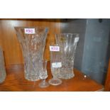 Cut Lead Crystal Vases