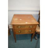 Mahogany Two Drawer Cabinet