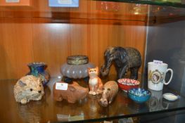 Animal Ornaments and Vases etc.
