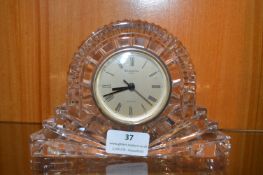 Waterford Crystal Mantel Clock