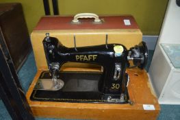 Pfaff Vintage Manual Sewing Machine and Case