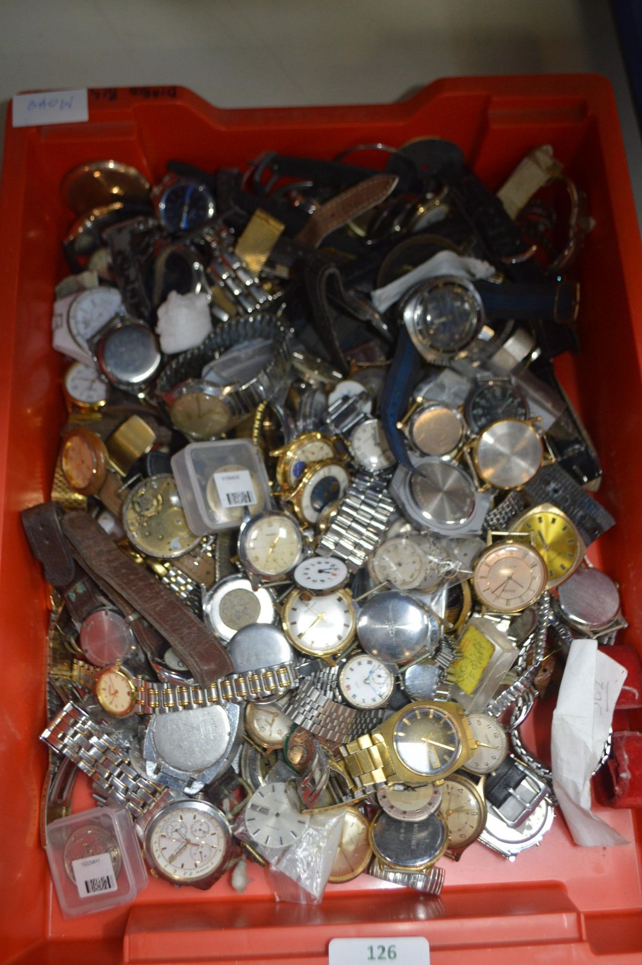 Assorted Wristwatches and Parts for Spares and Rep