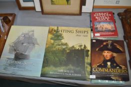 Naval Books Including Two Editions of Fighting Shi