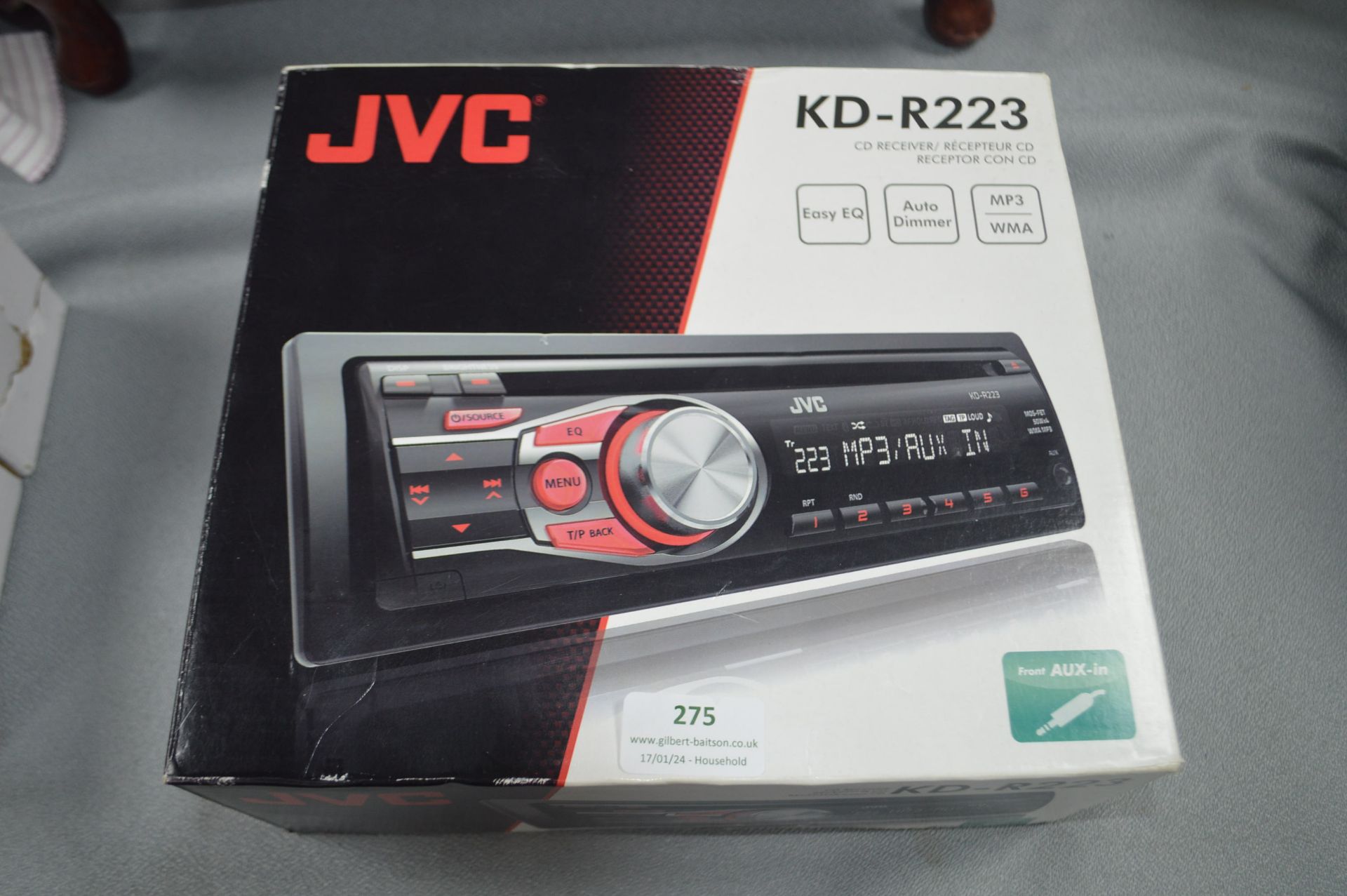 JVC KDR223 Car CD Receiver - Image 2 of 2