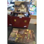 Case of Rock and Pop 12" LP Records Including Davi