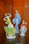 Three 1920's Pottery Figurines