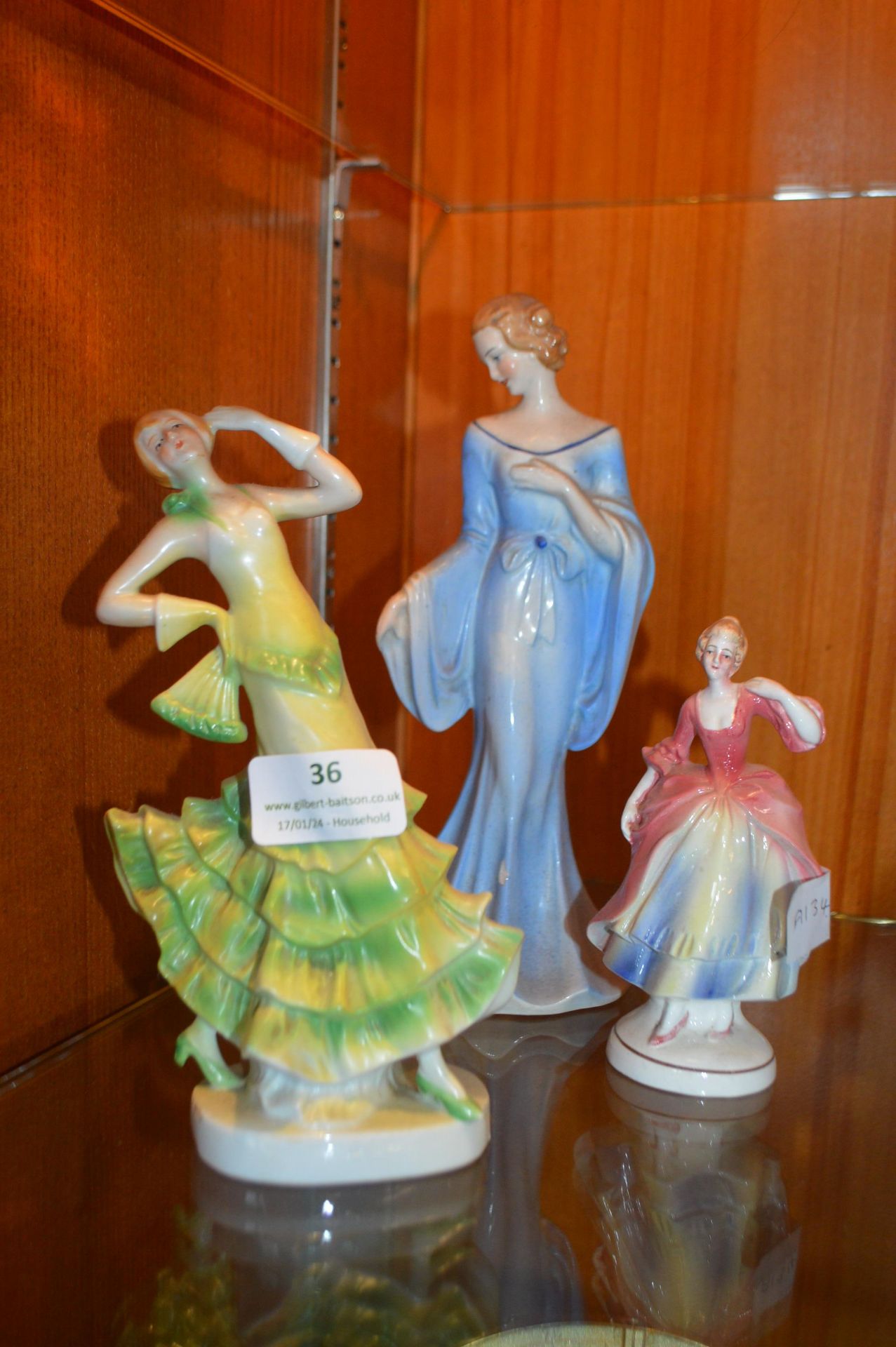 Three 1920's Pottery Figurines