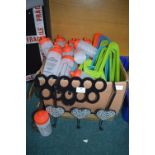 Water Bottles and Coat Hangers etc.