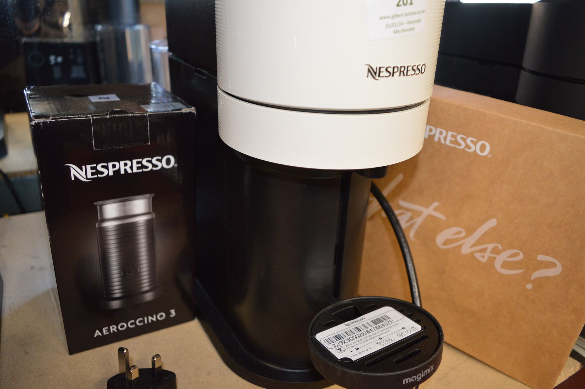 *Nespresso Coffee Machine with Aeroccino 3 - Image 2 of 2