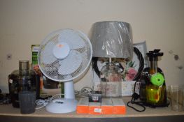 *Contents of Shelf Including Juicers, Fans, Lamps, Fitness Trackers, etc.