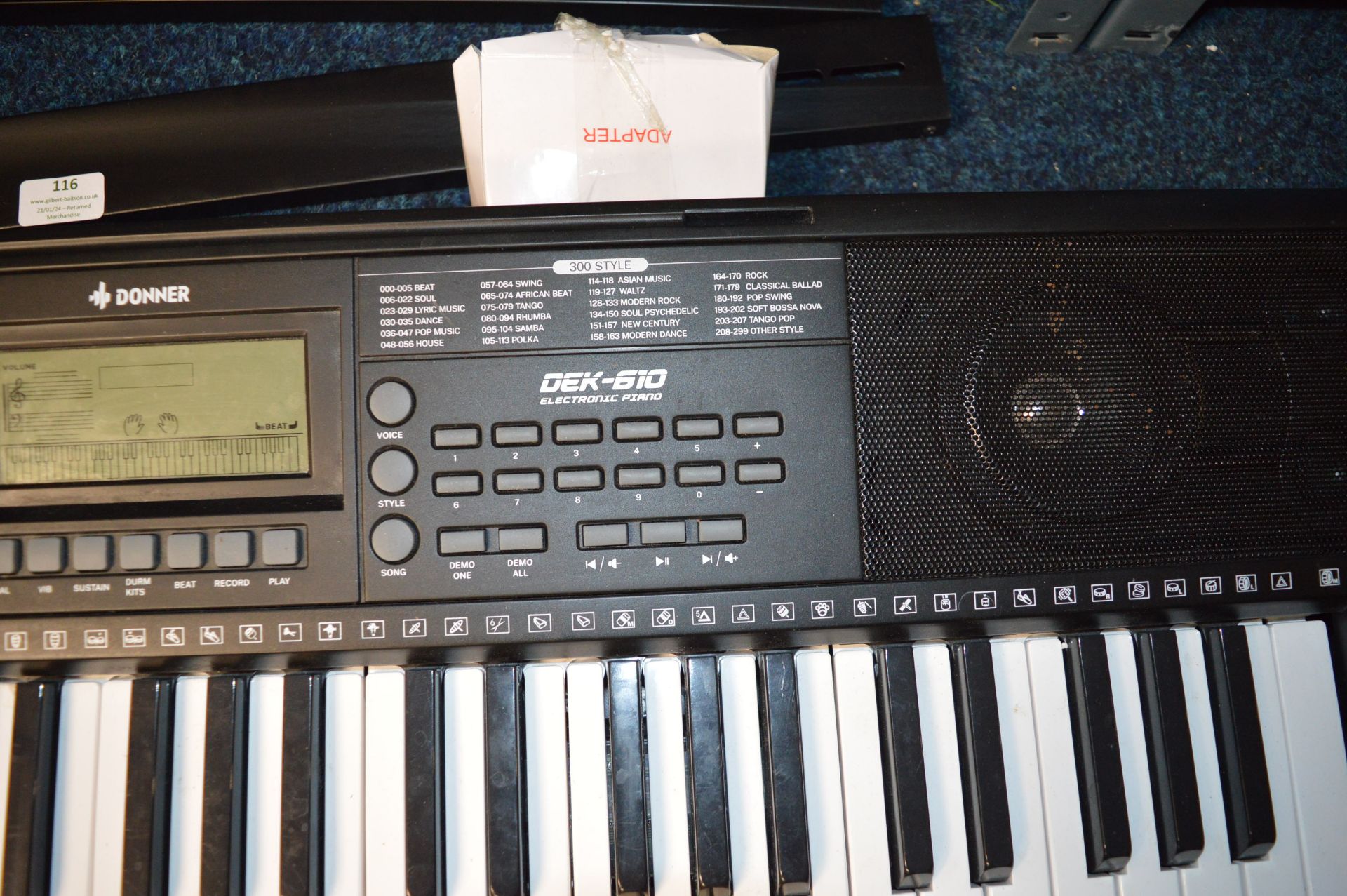 *Donner DEK610 Electric Piano on Stand - Image 2 of 4