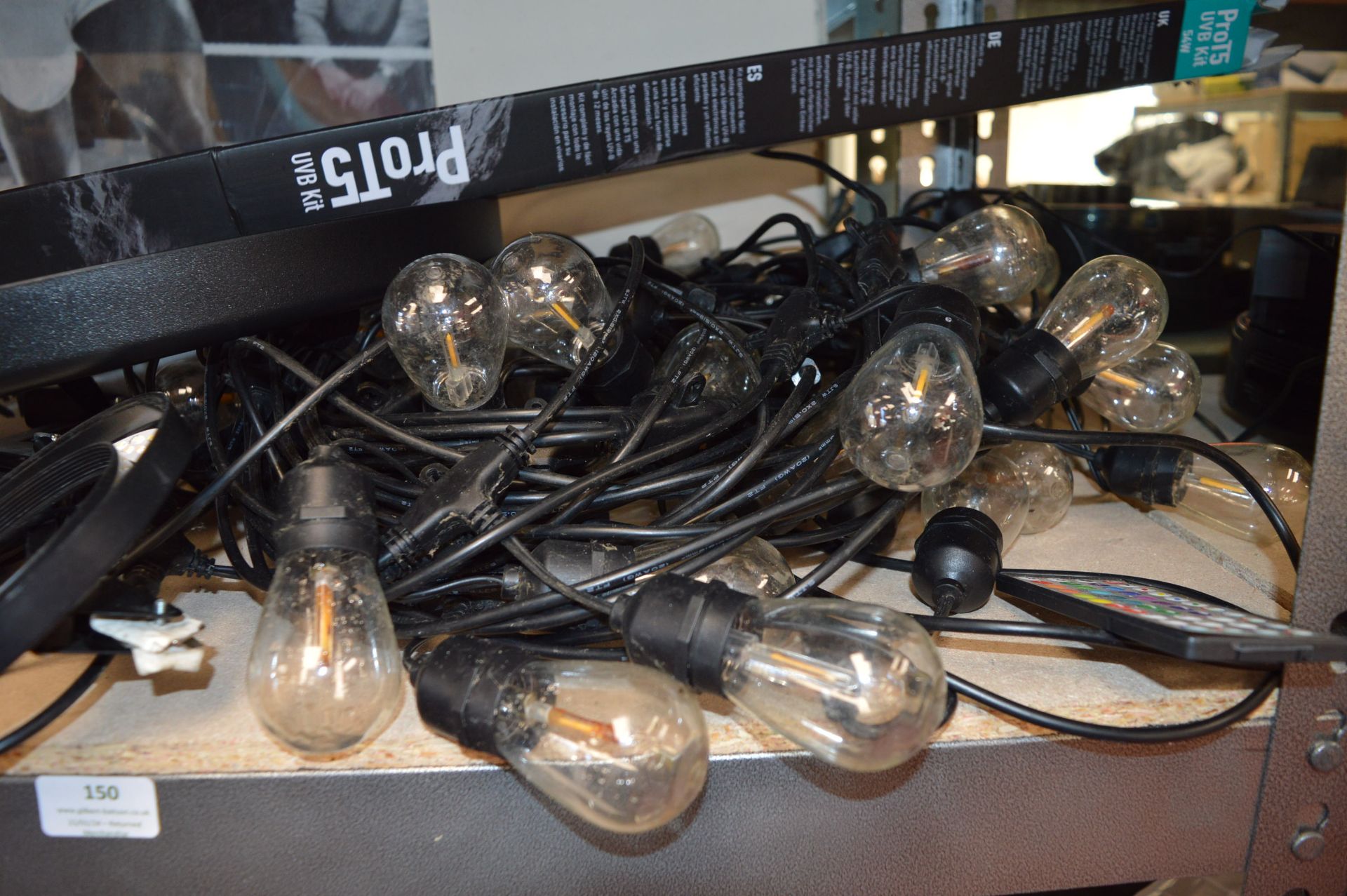 *Contents of Shelf to Include Various Lighting - Image 2 of 5