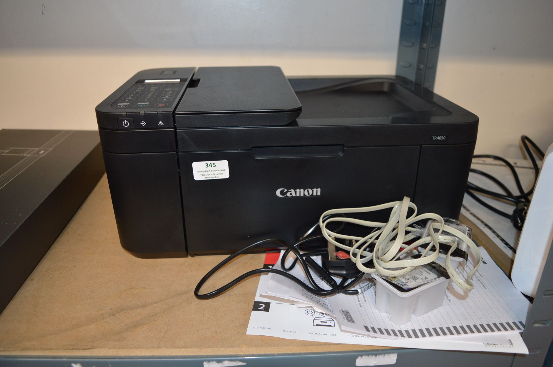 *Canon TR4650 Printer