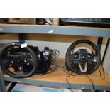 *Logitech Xbox Steering Wheel and Pedals, and Another for PlayStation