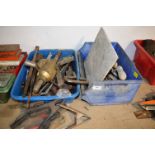 Quantity of Plastering Tools, Door Catches, etc.