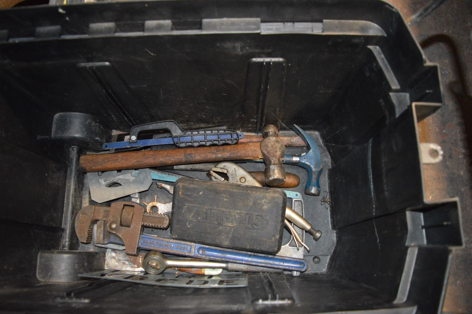Stanley Box Containing Assorted Tools Including Spanners, Ratchets, Screwdrivers, etc. - Image 6 of 7