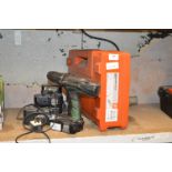 *Hitachi Drill with Two Battery Chargers and Batteries, and a Toolbox