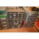 Quantity of Saw Boxes and Contents Including Fuses, Electrical Fittings, etc.