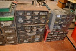 Quantity of Saw Boxes and Contents Including Fuses, Electrical Fittings, etc.