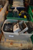 Mixed Lot Including Elastic Yacht Rope, Chainsaw Chains, Shower Pump, etc.