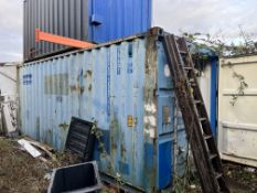 20' steel shipping container - Located at Hedon Road Hull