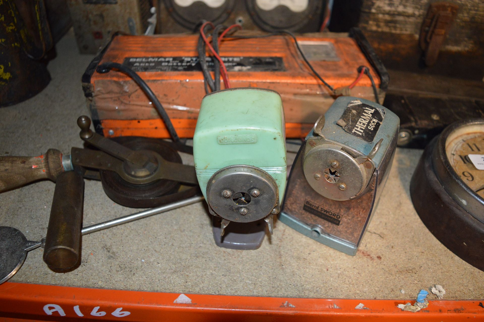 Mixed Lot Including Auto Battery Charger, Pencil Sharpeners, Cameras, Brake Testing Meters, etc. - Image 5 of 8